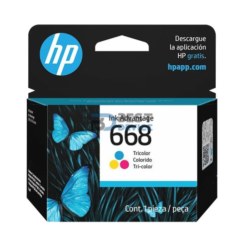 TINTA HP 668 COLOR 7FP36VL
