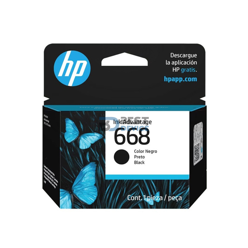 TINTA HP 668 NEGRO 7FP37VL