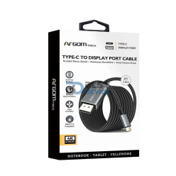 CABLE ARGOMTECH ARG-CB-0096 TIPO C A DISPLAY PORT 4K 1.8