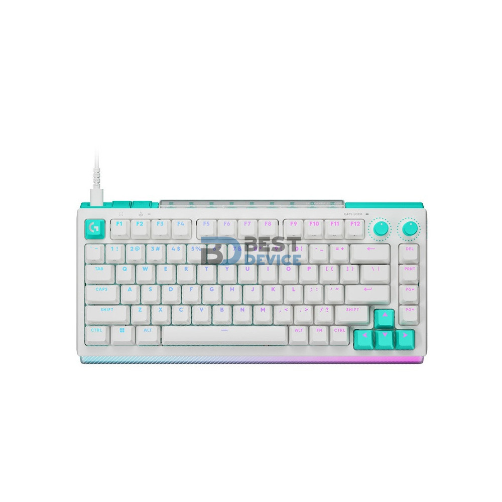 TECLADO GAMER LOGITECH G512 X 75 920-013948 BLANCO/RGB