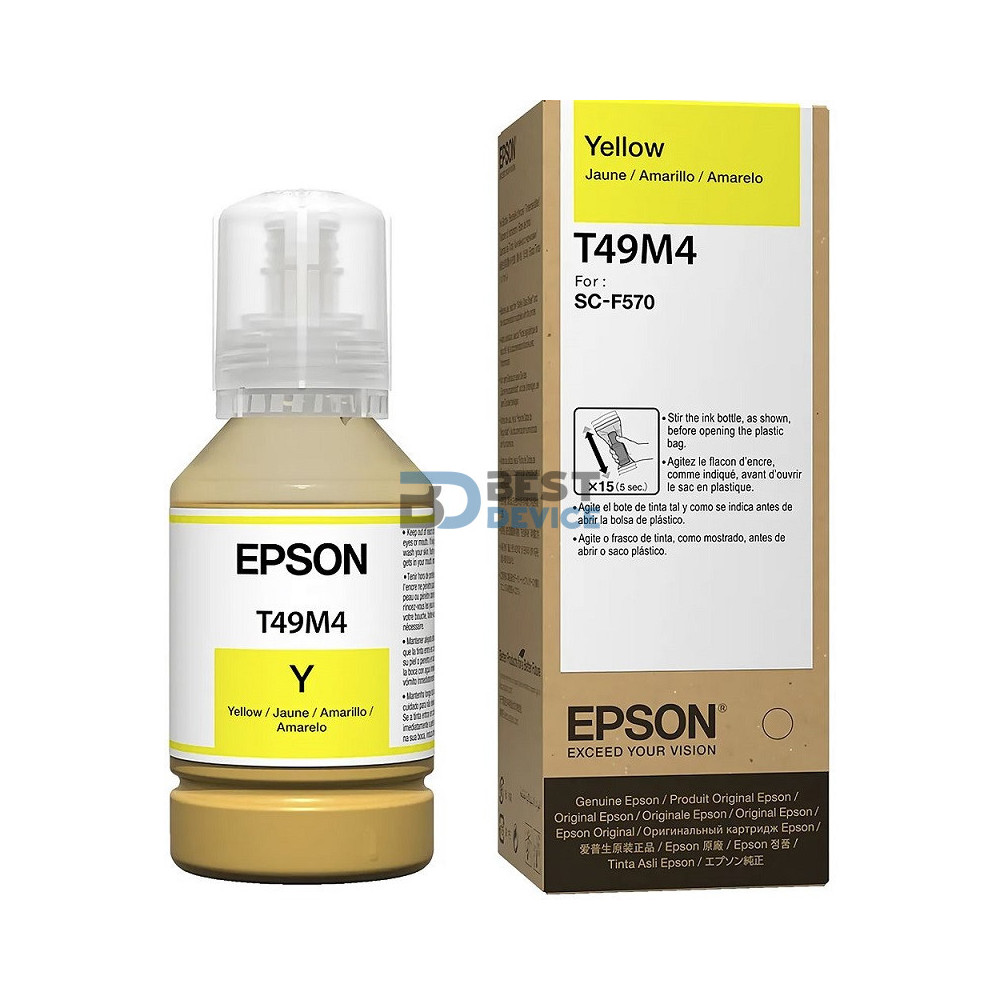 TINTA EPSON T49M420 F170/F570 ULTRA YELLOW 140ML