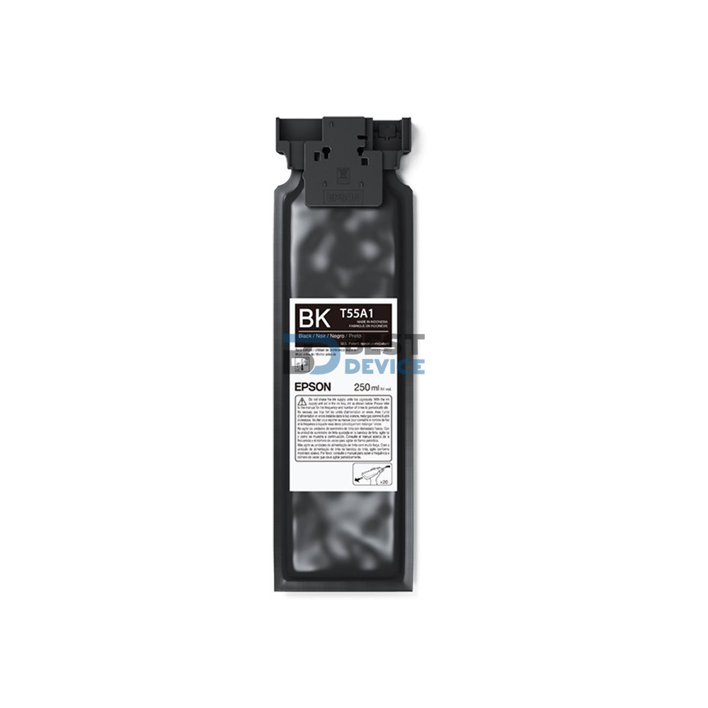 TINTA EPSON T55A120 F1070 ULTRACHROME DG2 NEGRO 250ML