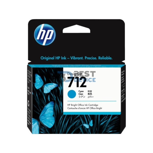 TINTA HP 3ED67A 712 CYAN 29ML T250