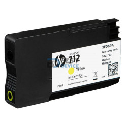 TINTA HP 3ED69A 712 AMARILLO 29ML T250