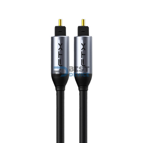 CABLE OPTICO FTX FTX-AV380-P04GN-S1 1M P/SOUND BAR/TV/PROY/PS4 NEGRO