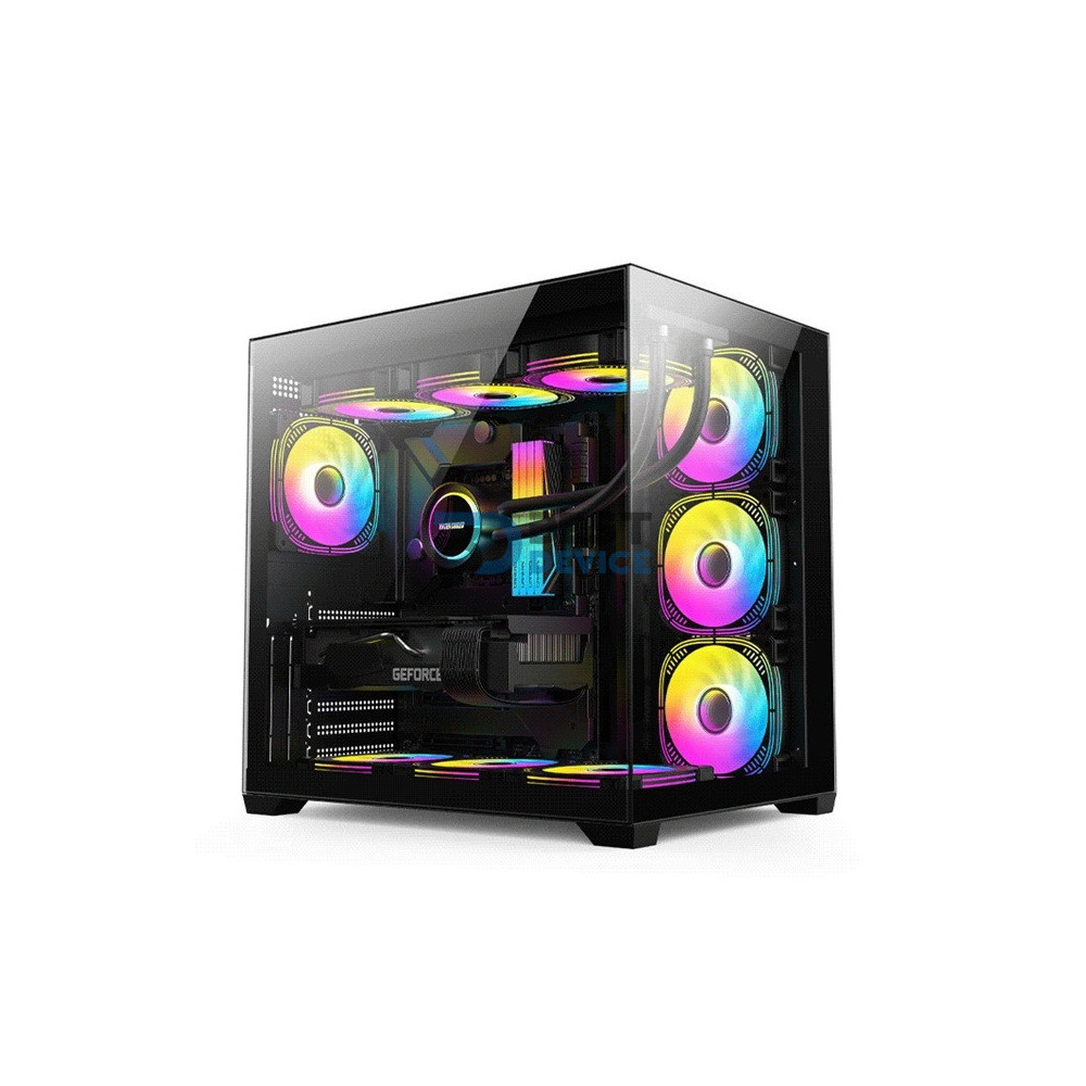 GABINETE GAMER FTX PCC-G07 EATX/ATX/MATX/ITX NEGRO