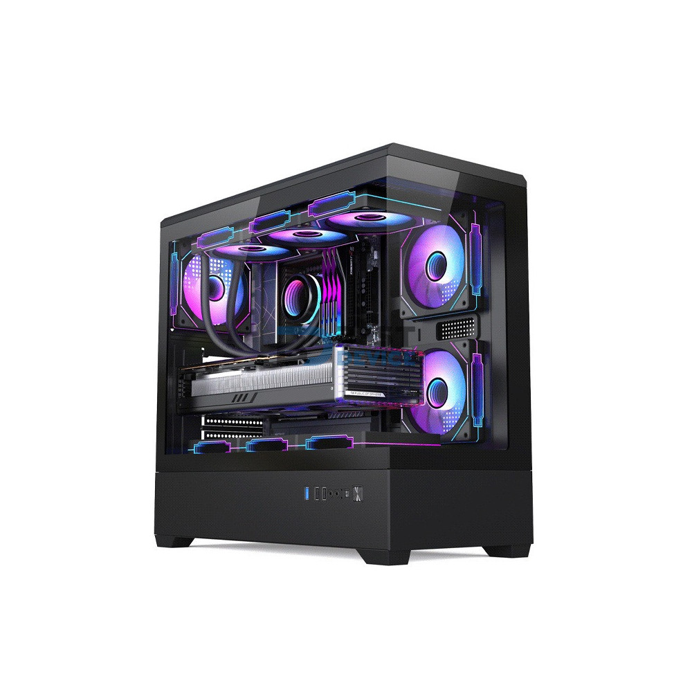 GABINETE GAMER FTX PCC-G11 EATX/ATX/MATX/ITX NEGRO