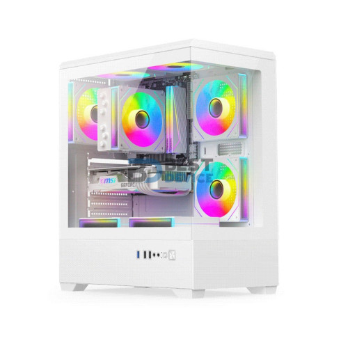 GABINETE GAMER FTX PCC-G9WH EATX/ATX/MATX/ITX BLANCO