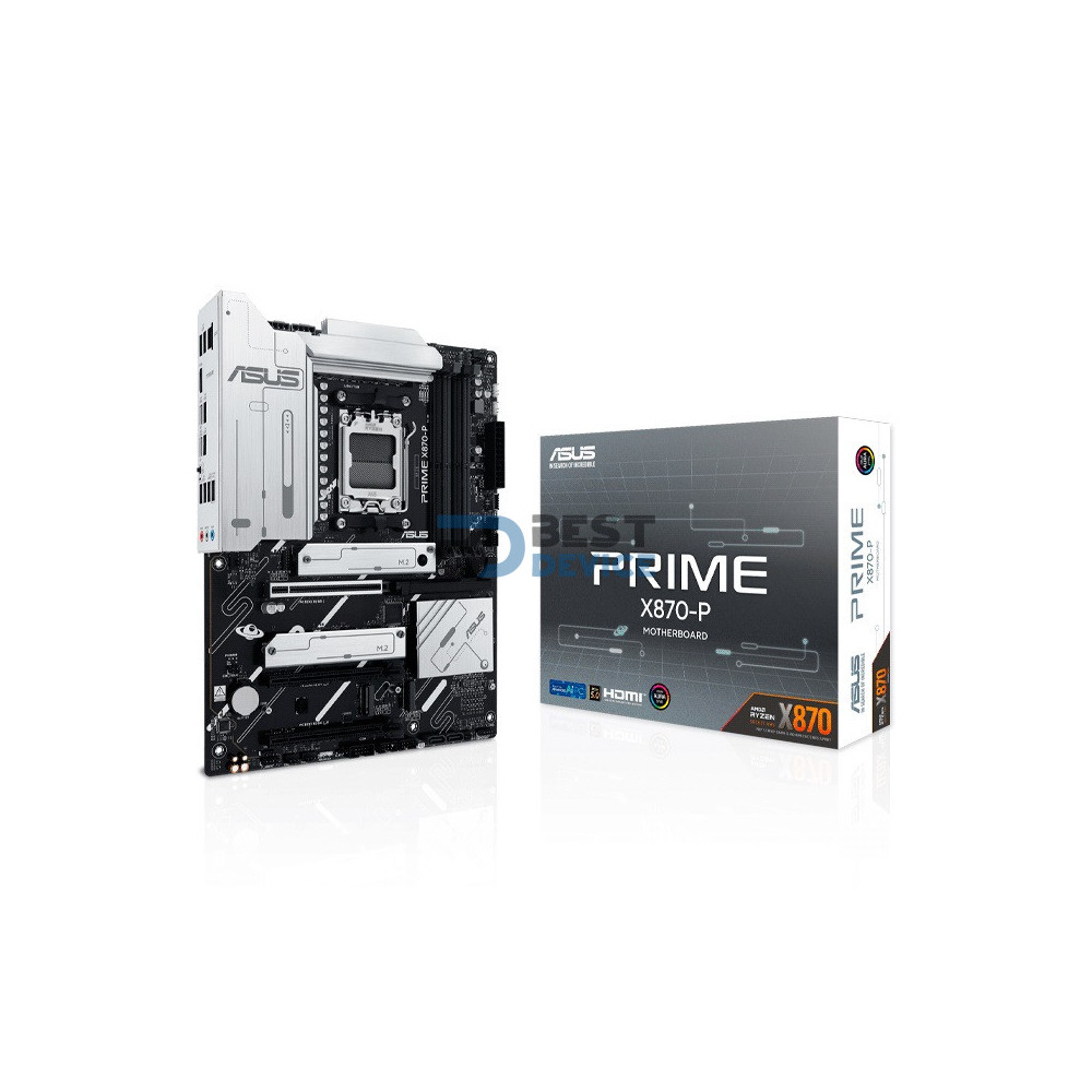PLACA MADRE ASUS AM5 X870-P PRIME DDR5 S/R/HDMI/4M2/USB4/ATX