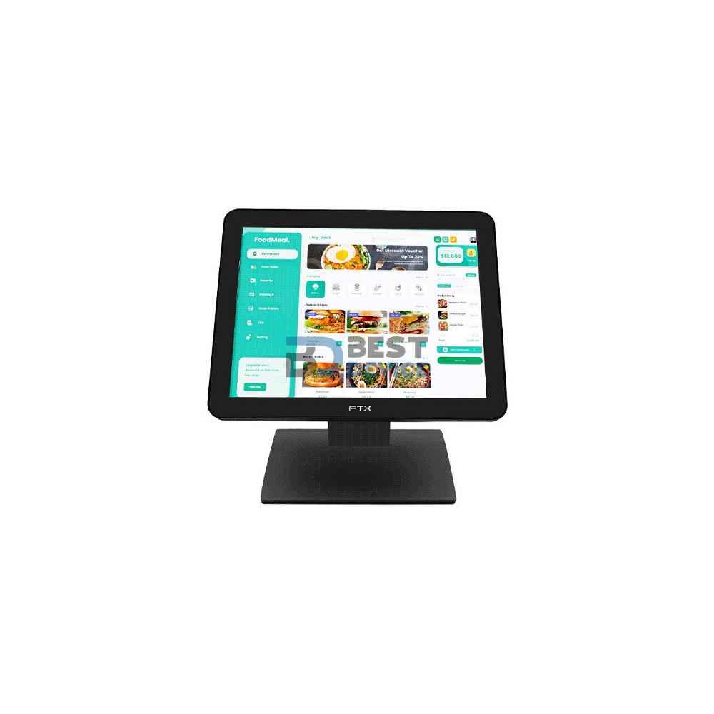 MONITOR TOUCH FTX 17" CAPACITIVE MT17V1 VGA/HDMI/USB/1JACK C/BISEL/5MS/LAP