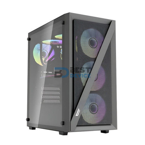 GABINETE GAMER DARKFLASH DK260 NEGRO