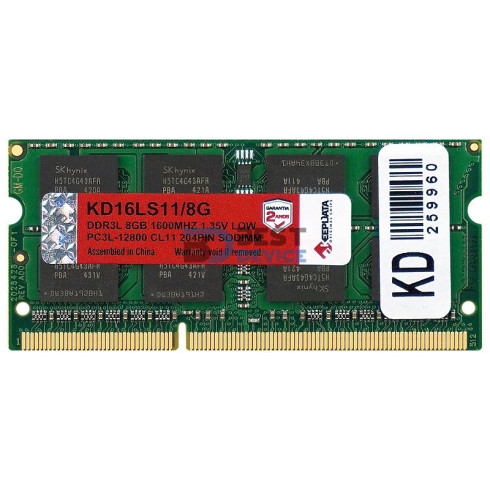 MEMORIA RAM PARA NOTEBOOK DDR3L KEEPDATA 8GB 1600MHZ