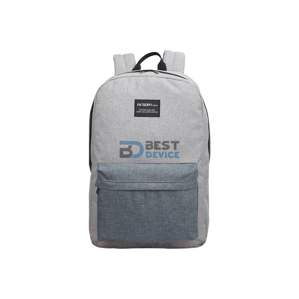 MOCHILA ARGOMTECH ARG-BP-1342GR 14.1" STARK GRIS