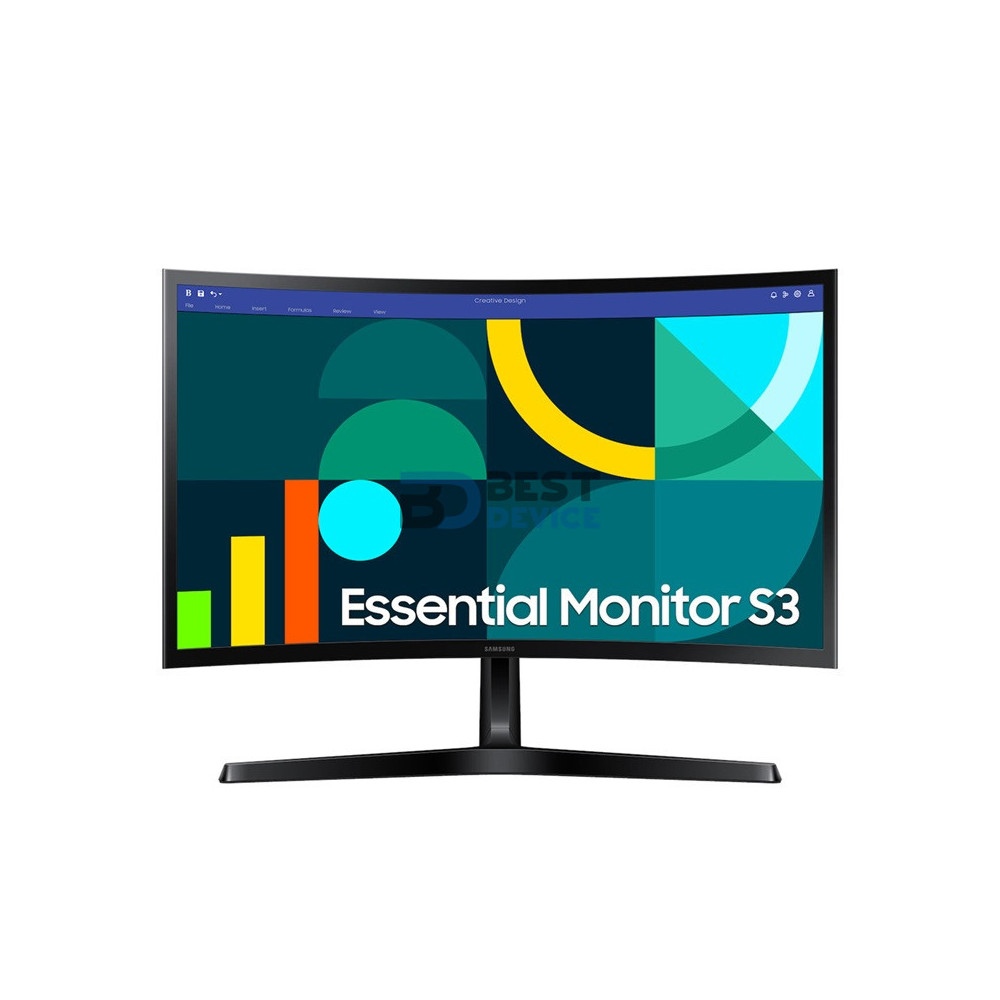 MONITOR SAMSUNG 24" LS24D366GANXZA FHD 100HZ CURVO