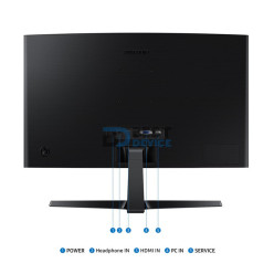 MONITOR SAMSUNG 24" LS24D366GANXZA FHD 100HZ CURVO