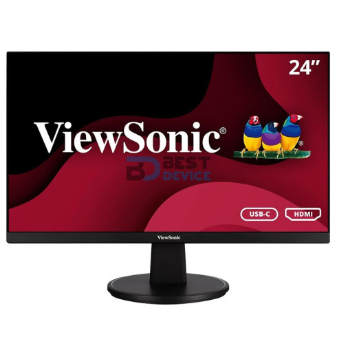 MONITOR VIEWSONIC 24" VA2447-MHU USB-C/HDMI MVA/100HZ