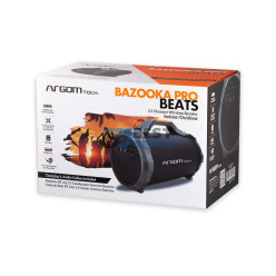 PARLANTE ARGOMTECH ARG-SP-3360BK BAZOOKA WIR/BT/KARAO