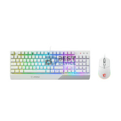 MSI VIGOR COMBO GK30 TECLADO/MOUSE/GAMER/ENG/BLANCO