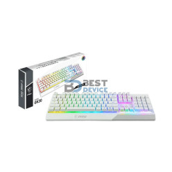 TECLADO GAMER MSI VIGOR GK40 ENG/BLANCO