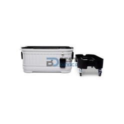 CONSERVADORA IGLOO 118L PARTY BAR CON RUEDAS GRIS 1P 99X55X68CM 34413