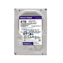 DISCO DURO WESTERN DIGITAL 8 TB PURPLE PRO 7200 256MB WD8002PURP SURVEILLANCE 