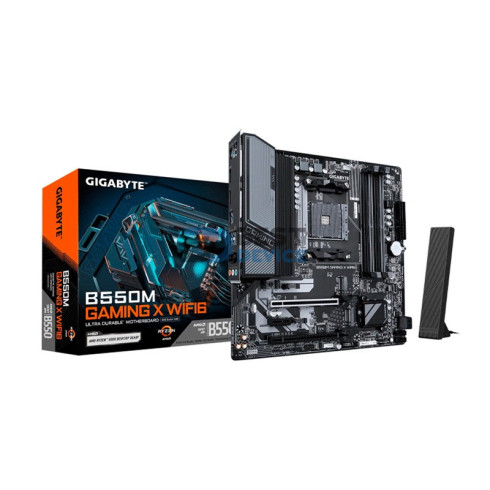 PLACA MADRE GIGABYTE B550M GAMING X WIFI6 AM4/S/R/HDMI/DP/2M2/DDR4/WIFI/USB/MAT