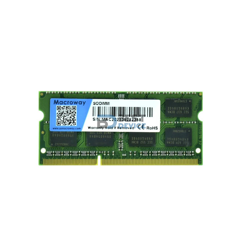 MEMORIA RAM PARA NOTEBOOK DDR4 MACROWAY 16GB 3200MHZ
