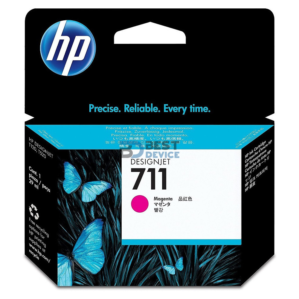 TINTA HP CZ131A 711 MAGENTA T120/T520