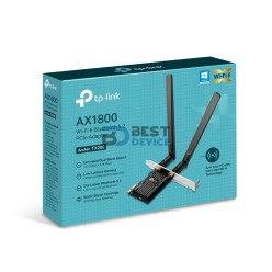 ADAPTADOR TP-LINK ARCHER TX20E WIFI 6 AX1800/BT