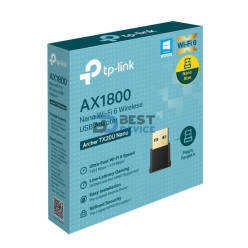 ADAPTADOR TP-LINK WIFI 6 ARCHER TX20U NANO AX1800