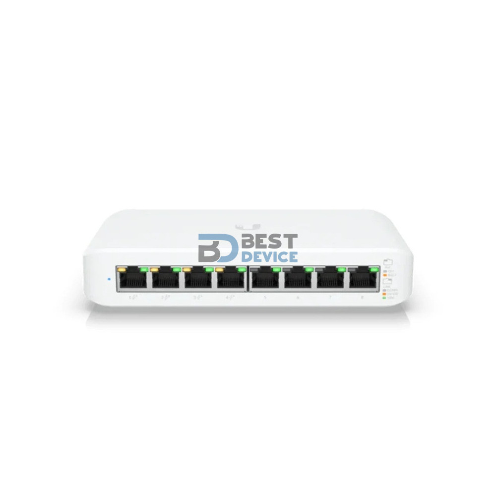 SWITCH UBIQUITI USW-LITE-8-POE UNIFI 8P