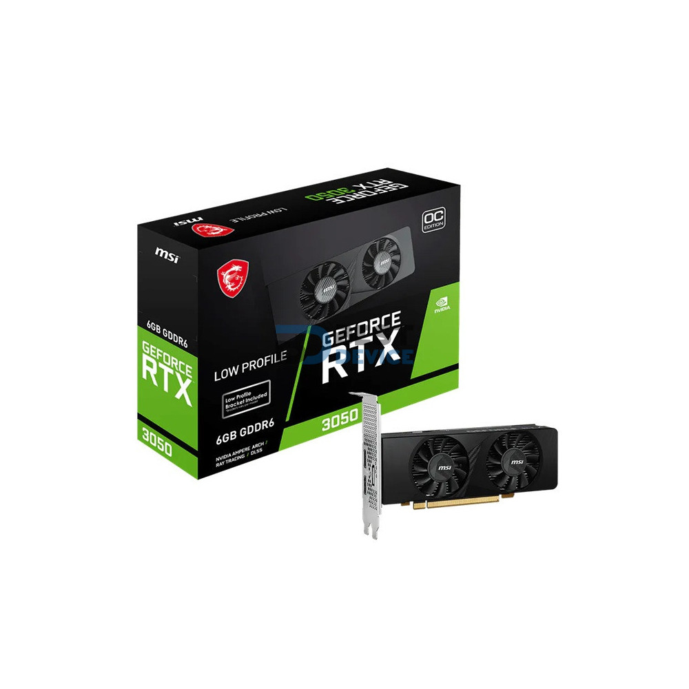 TARJETA GRÁFICA MSI 6GB GEFORCE RTX3050 LP OC GDDR6 PCIE