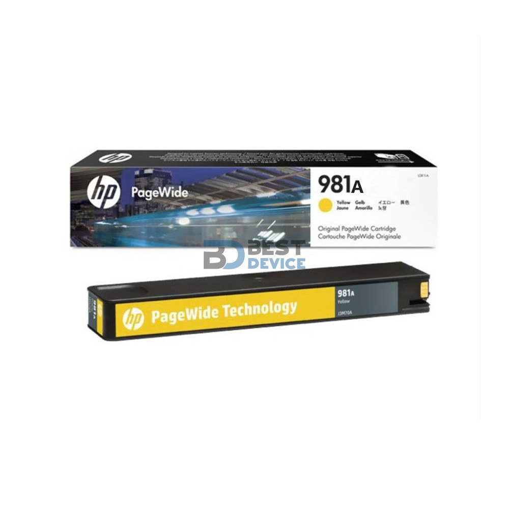 TONER HP J3M70A (981A) AMARILLO/586DN