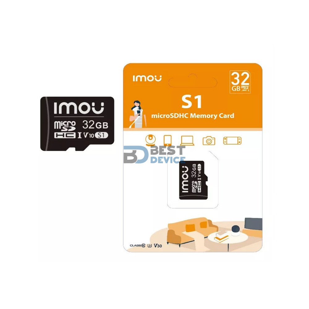 MEMORIA IMOU MICRO SD 32GB (ST2-32-S1)