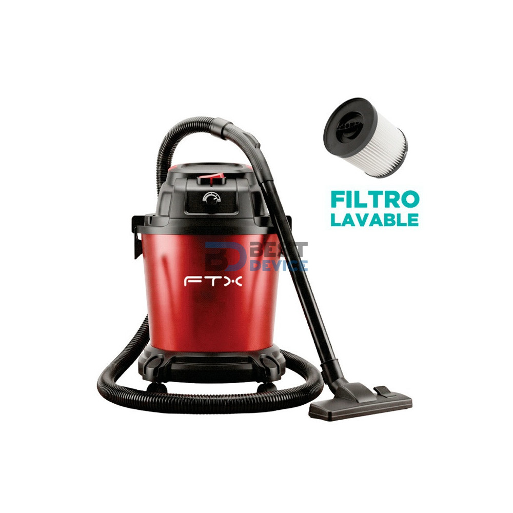 ASPIRADORA FTX VC2-12DW 1700W/220V/30L/SECO/HUMEDO ROJO