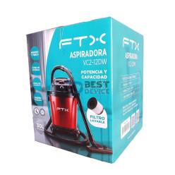 ASPIRADORA FTX VC2-12DW 1700W/220V/30L/SECO/HUMEDO ROJO
