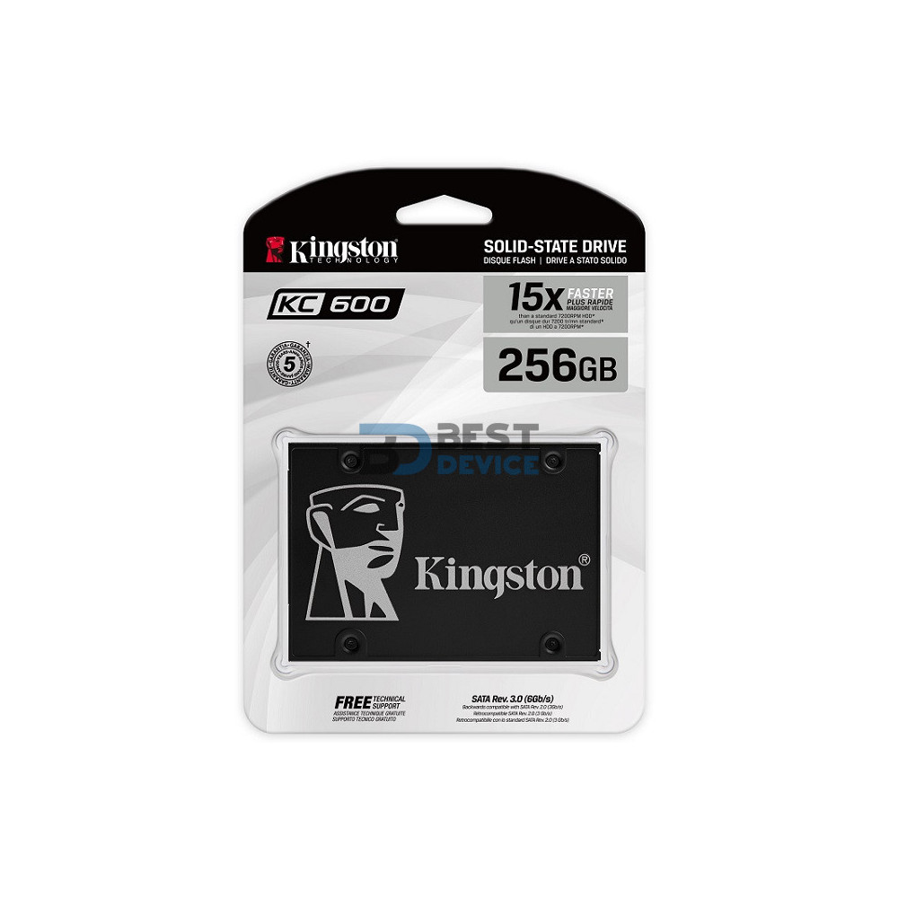 SSD KINGSTON 256GB SKC600/256G 2.5 SATA3