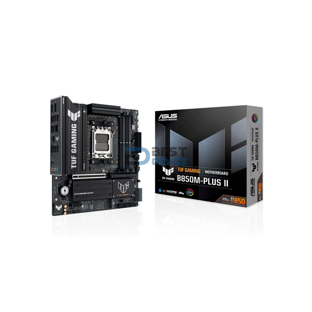 PLACA MADRE ASUS B850M-PLUS II TUF GAMING DDR5 AM5/S/R/HDMI/DP/3M2/USB3.2/MATX
