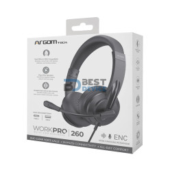 AURICULAR ARGOMTECH ARG-HS-2600BK TIPO-C NEGRO