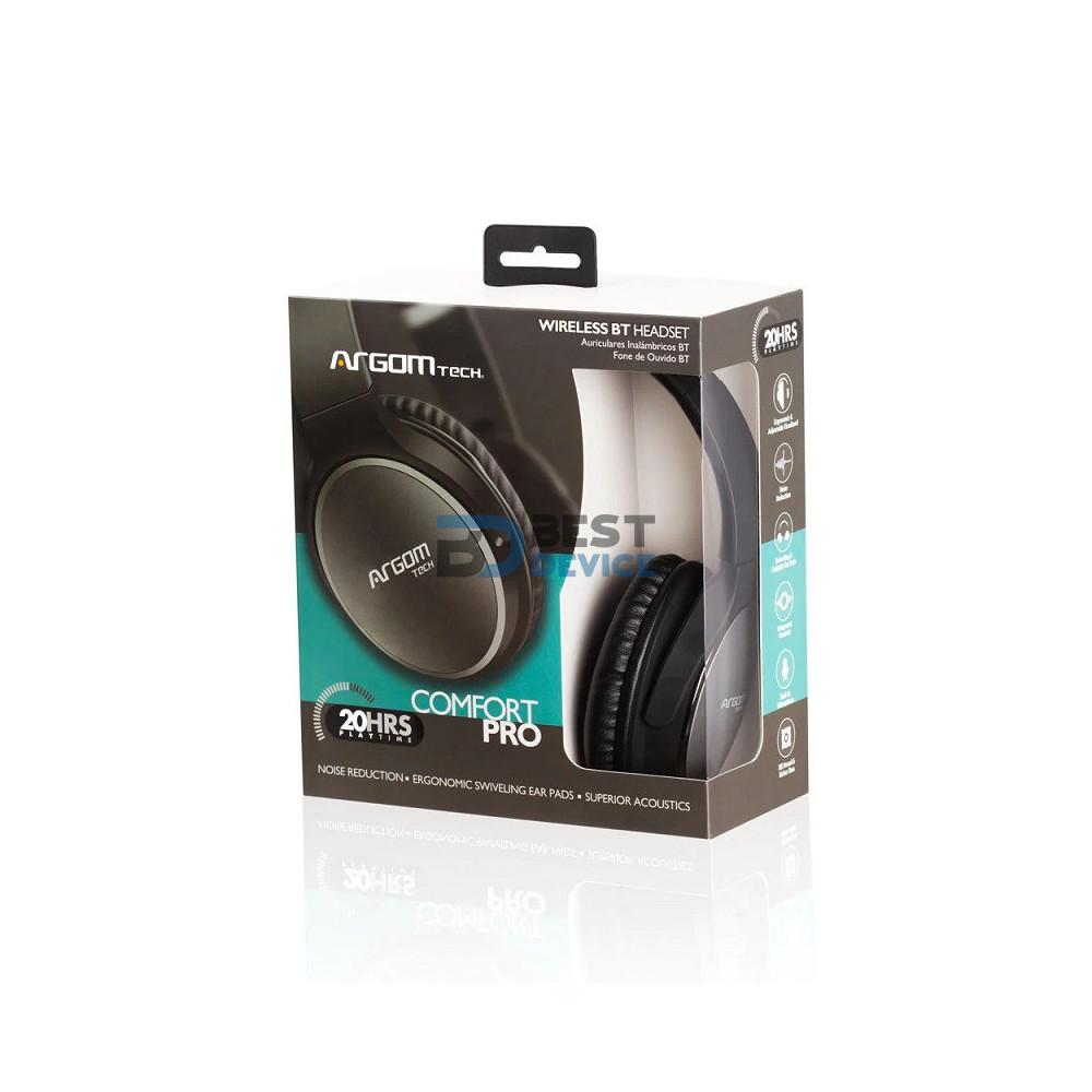 AURICULAR ARGOMTECH ARG-HS-2680BK COMFORT PRO NEGRO