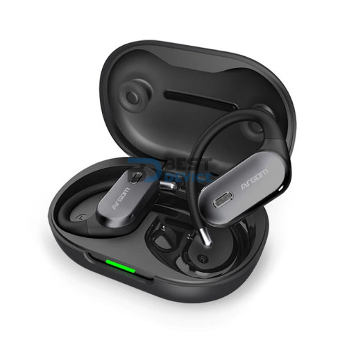 AURICULAR ARGOMTECH ARG-HS-5090BK E90 TIPO-C NEGRO/RES AGUA