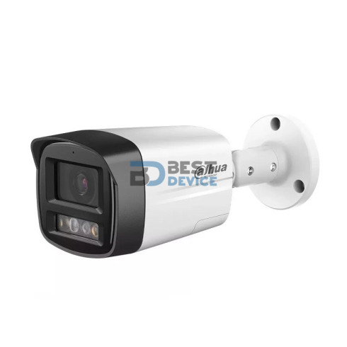 CÁMARA DAHUA IPC-HFW2449TL-S-PV BULLET 2.8MM F COLLOR 4MP DUAL