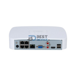 NVR DAHUA 2104 LITE 4CH 1HDD PLASTICO