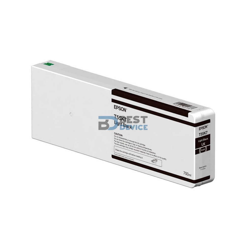 TINTA EPSON P9000 T55K700 NEGRO CLARO ULTRACHROME 700