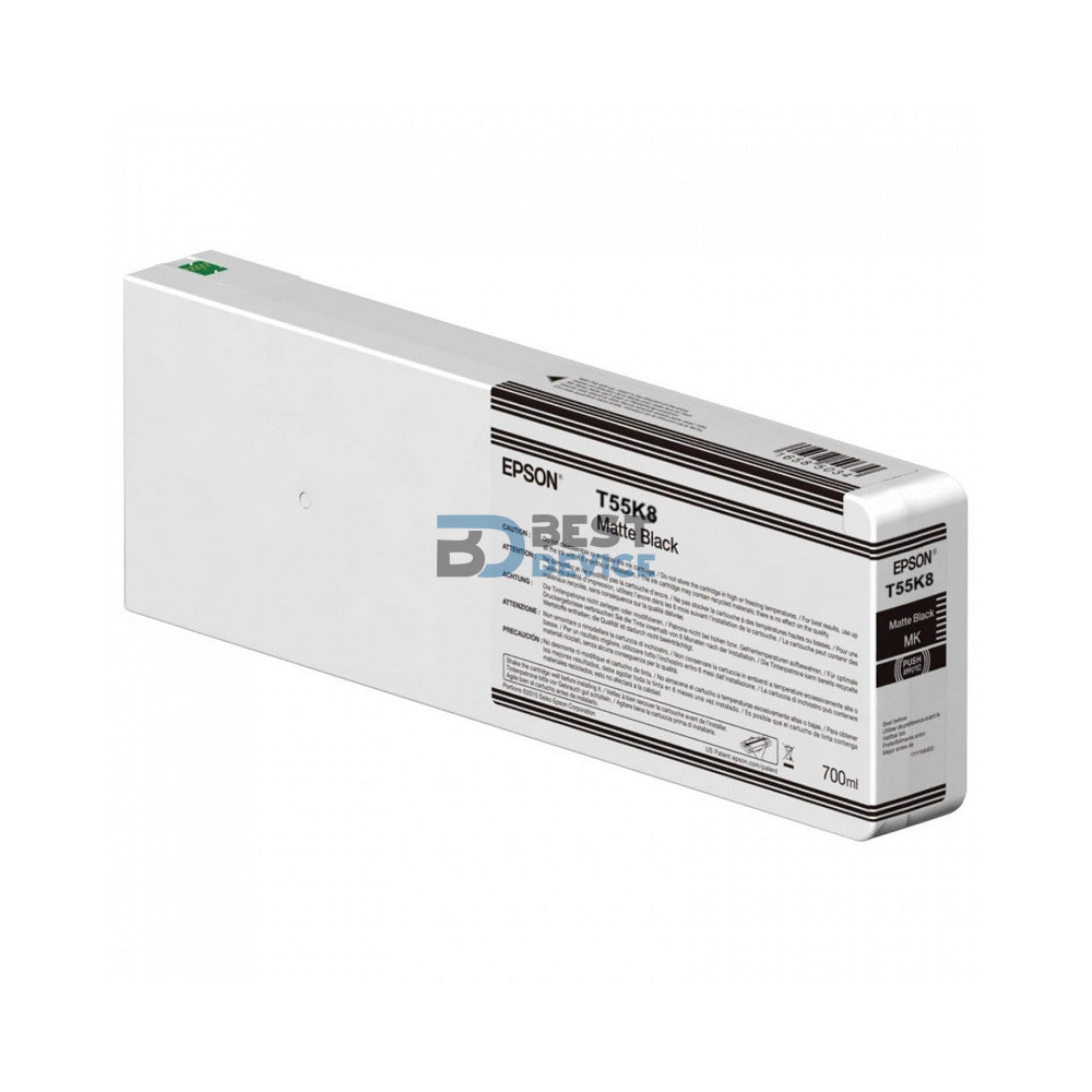 TINTA EPSON P9000 T55K800 NEGRO MATE ULTRACHROME 700