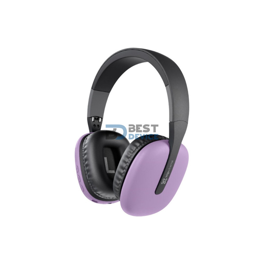 AURICULAR KLIP XTREME HEADSET ZOUNDTUNE KWH-010PR MIC/BT/1 JACK/3.5MM/LILA
