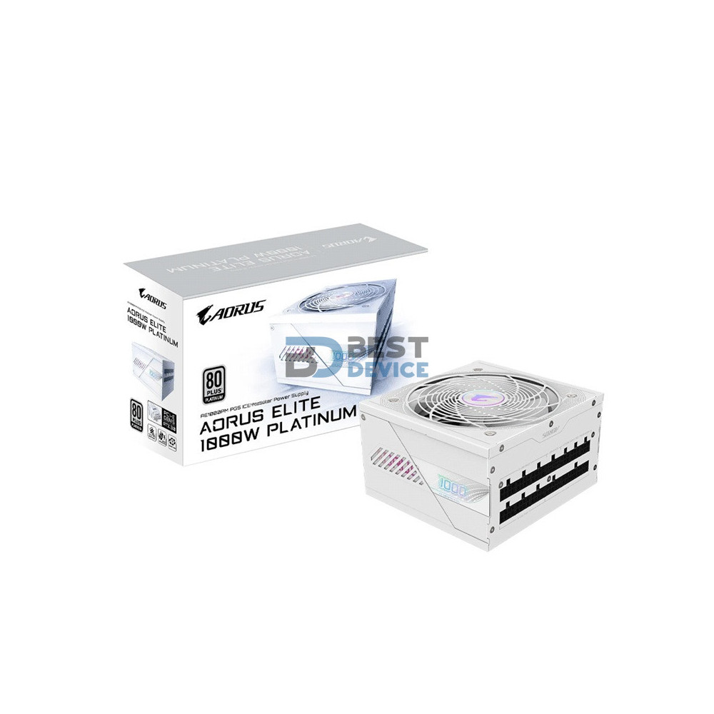 FUENTE AORUS ELITE 1000W 80 PLUS PLATINUM FULL MODULAR GP-AE1000PM PG5 ICE