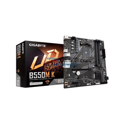 PLACA MADRE GIGABYTE AM4 B550M K S/R/HDMI/DP/2M2/DDR4/USB3.2/MATX