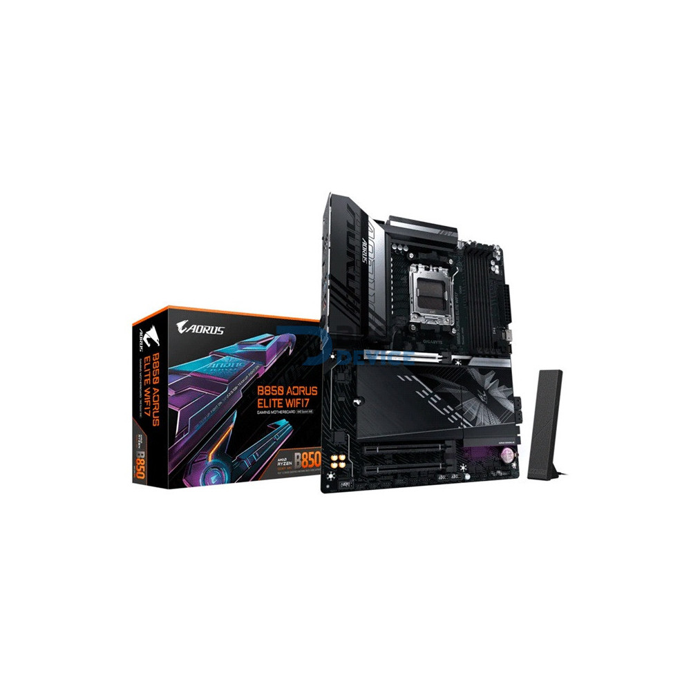 PLACA MADRE B850 AORUS ELITE WIFI7 AM5/DDR5/S/R/DP/3M2/USB3.2/ATX