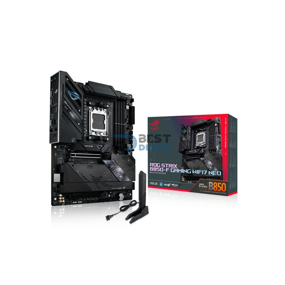 PLACA MADRE ASUS B850-F GAMING WIFI7 NEO ROG STRIX DDR5 AM5/S/R/HDMI/4M2/USB/ATX